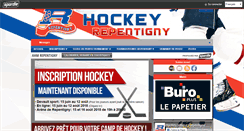 Desktop Screenshot of hockeyrepentigny.qc.ca